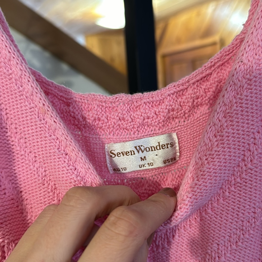 Seven Wonders pink knit dress (nwot) - Picture 3 of 7